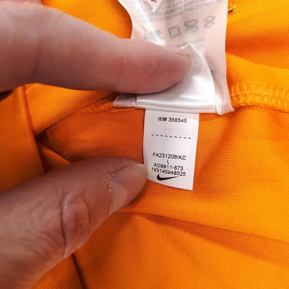 Tennessee Volunteers Jersey Men Large Orange Nike Team Engineered 1 Jason Witten